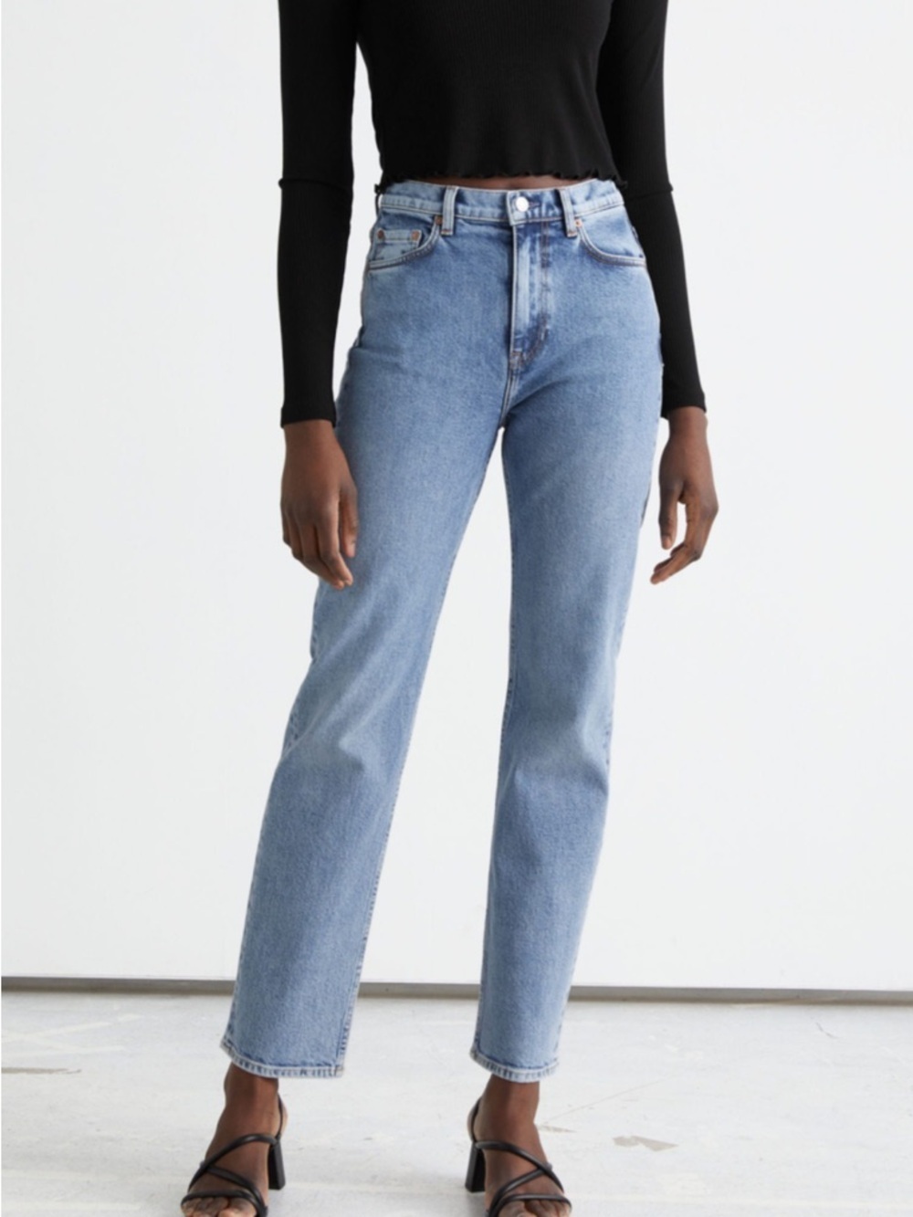 & Other Stories Slim Straight Jeans Size 24